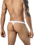 Clever 26211 Men's Underwear Murillo Thongs Sleek Minimalist Fit Color White