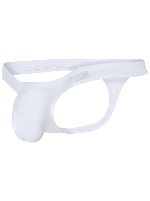 Clever 26211 Men's Underwear Murillo Thongs Sleek Minimalist Fit Color White