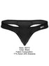 Clever 26212 Men's Underwear Murillo Thongs Color Black