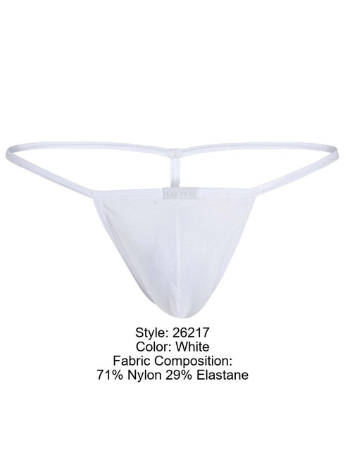 Clever 26217 Men's Underwear Filandia Thongs Color White