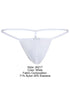 Clever 26217 Men's Underwear Filandia Thongs Color White
