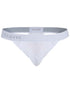 Clever 26219 Men's Underwear Marsella Thongs for Sleek Minimalist Comfort Color White