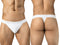 Clever 26219 Men's Underwear Marsella Thongs for Sleek Minimalist Comfort Color White