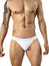 Clever 26219 Men's Underwear Marsella Thongs for Sleek Minimalist Comfort Color White