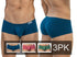 Clever 26225 Men's Underwear 3PK Australian Latin Trunks Color Multi-colored