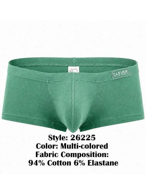Clever 26225 Men's Underwear 3PK Australian Latin Trunks Color Multi-colored