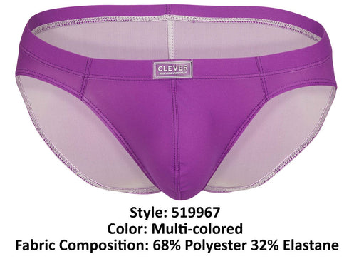 Clever 519967 7PK Pride Briefs Color Multi-colored