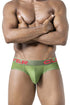 Clever 519968 3PK Australian Latin Briefs Color Beige-Blue-Green
