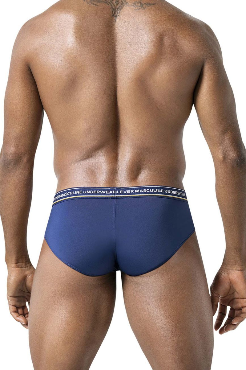Clever 519962 3PK Australian Latin Briefs Briefs Color Red-Black-Grape
