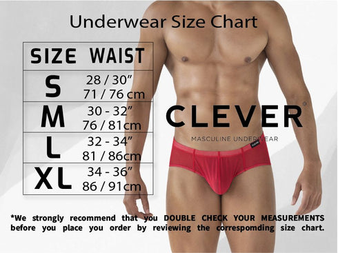 Clever Moda 26188 Men's Underwear Ulises Briefs Color Black