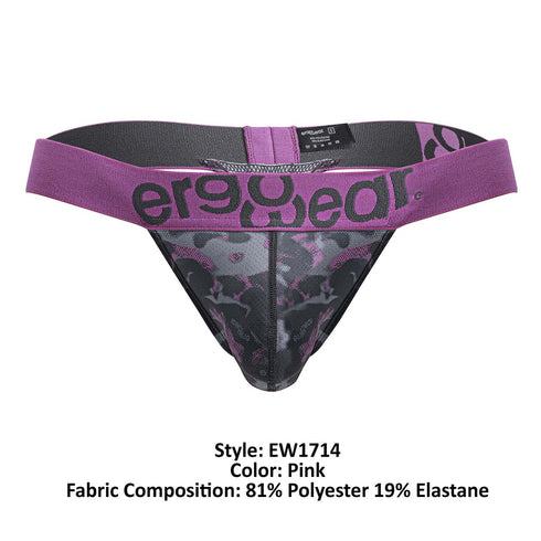 ErgoWear EW1714 MAX SE CAMO G-String Color Pink