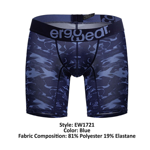 ErgoWear EW1721 MAX SE CAMO Boxer Briefs Color Blue