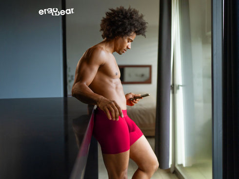 ErgoWear EW1745 MAX BOLD Boxer Briefs Color Red