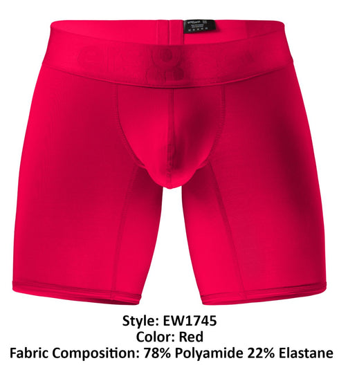 ErgoWear EW1745 MAX BOLD Boxer Briefs Color Red