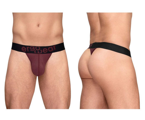 ErgoWear EW1793 MAX FLOW G-String Color Burgundy