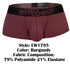 ErgoWear EW1795 MAX FLOW Trunks Color Burgundy