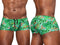 ErgoWear EW1829 FEEL SW Swim Trunks Color Aqua-Leaves
