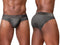 ErgoWear EW1842 Men's Underwear FEEL SE Briefs for Ergonomic Comfort Color Dark Gray