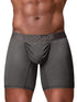 ErgoWear EW1844 Men's Underwear FEEL SE Boxer Briefs for Superior Support Color Dark Gray