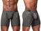 ErgoWear EW1844 Men's Underwear FEEL SE Boxer Briefs for Superior Support Color Dark Gray