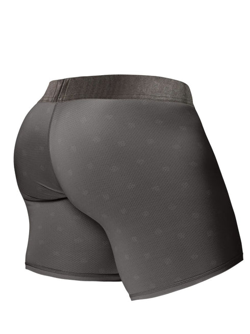 ErgoWear EW1844 Men's Underwear FEEL SE Boxer Briefs for Superior Support Color Dark Gray