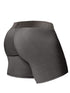ErgoWear EW1844 Men's Underwear FEEL SE Boxer Briefs for Superior Support Color Dark Gray
