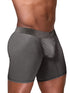 ErgoWear EW1844 Men's Underwear FEEL SE Boxer Briefs for Superior Support Color Dark Gray