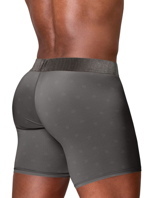 ErgoWear EW1844 Men's Underwear FEEL SE Boxer Briefs for Superior Support Color Dark Gray