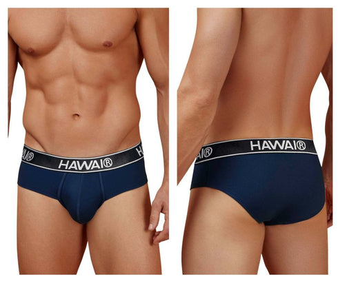 HAWAIR 41962 Cotton blend Briefs Color Dark Blue-01