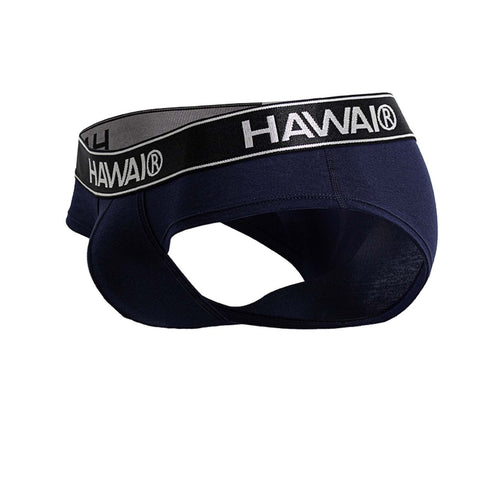 HAWAIR 41962 Cotton blend Briefs Color Dark Blue-01