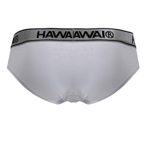 HAWAIR 41962 Cotton blend Briefs Color White-01