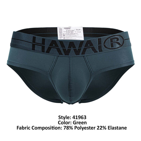 HAWAIR 41963 Microfiber Briefs Color Green