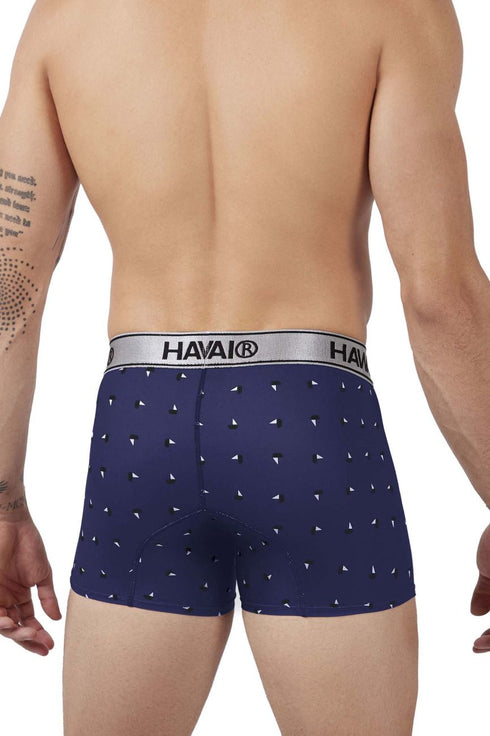 HAWAIR 42470 Printed Microfiber Trunks Color Blue