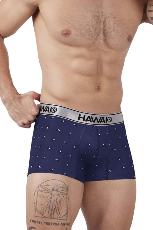 HAWAIR 42470 Printed Microfiber Trunks Color Blue