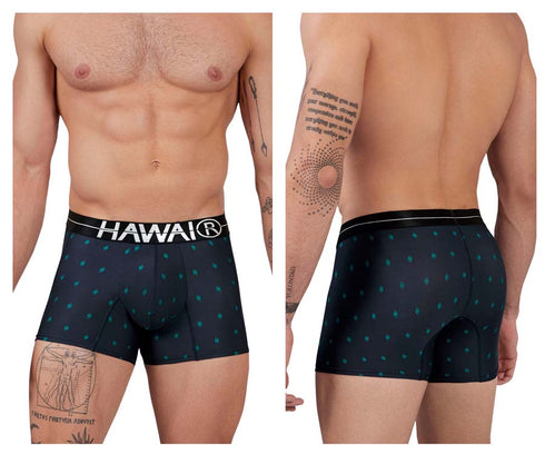 HAWAIR 42520 Printed Microfiber Trunks Color Dark Blue