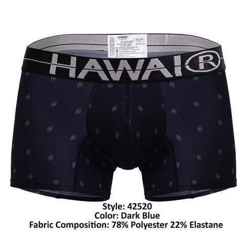 HAWAIR 42520 Printed Microfiber Trunks Color Dark Blue