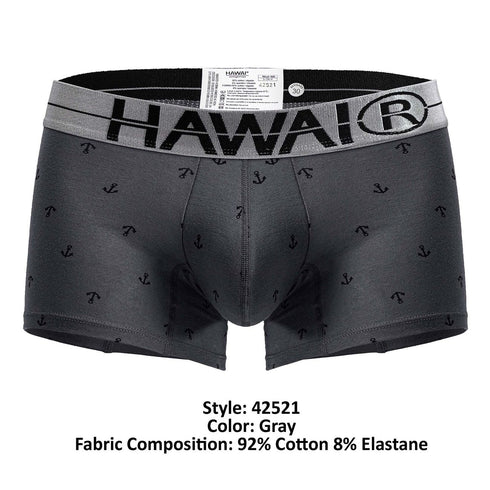 HAWAIR 42521 Cotton blend Trunks Color Gray