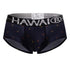 HAWAIR 42530 Printed Microfiber Briefs Color Blue