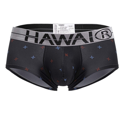 HAWAIR 42530 Printed Microfiber Briefs Color Gray