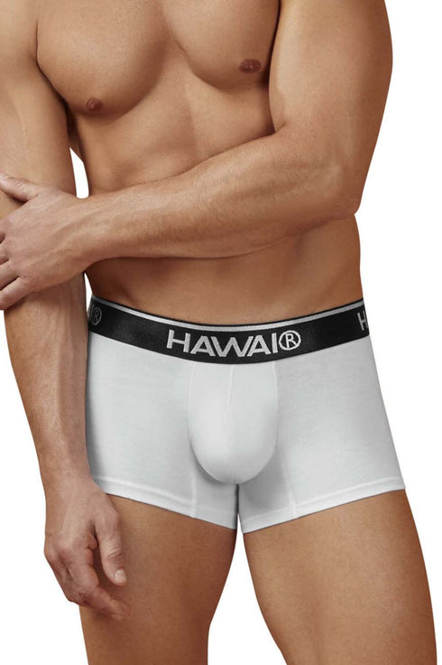 HAWAIR 4986 Cotton blend Trunks Color White-01