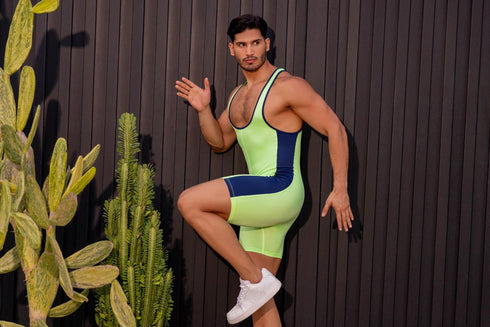 JOR 2216 Fighter Bodysuit Color Green