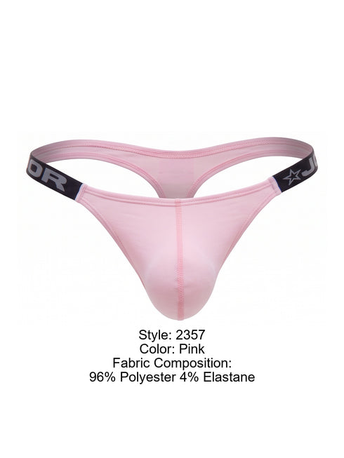 JOR Men's Underwear 2357 Eros Thongs Color Pink