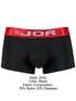 JOR 2442 Men's Underwear Astor Modern Trunks Color Black