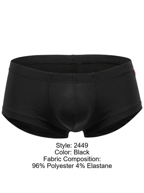 JOR 2449 Men's Underwear Sleek Invisible Trunks Color Black