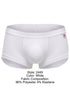 JOR 2449 Men's Underwear Sleek Invisible Trunks Color White