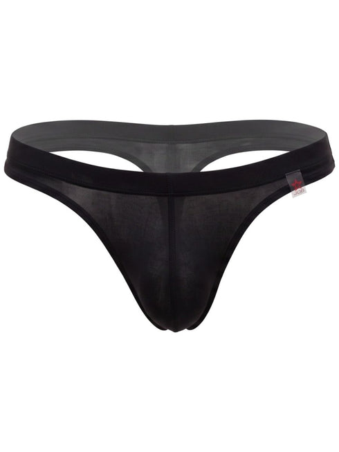 JOR 2451 Men's Underwear Invisible Sleek Thongs Color Black