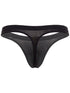 JOR 2451 Men's Underwear Invisible Sleek Thongs Color Black