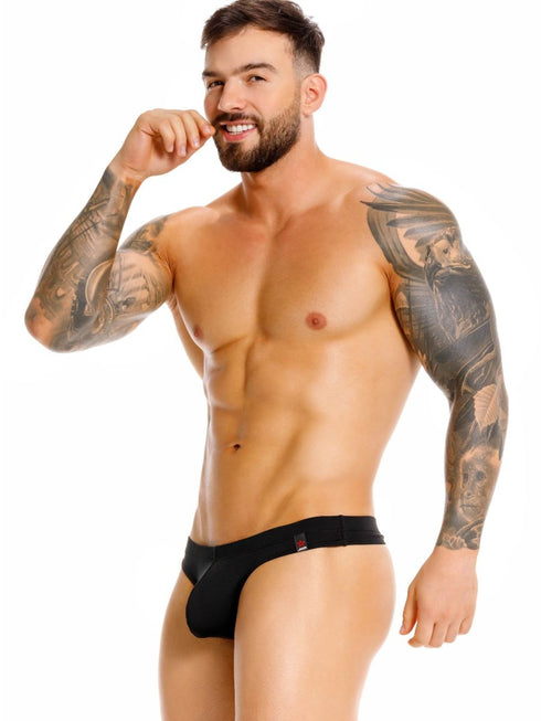 JOR 2451 Men's Underwear Invisible Sleek Thongs Color Black