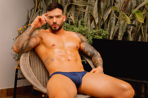 JOR 2456 Men's Underwear Origin Thongs Color Blue