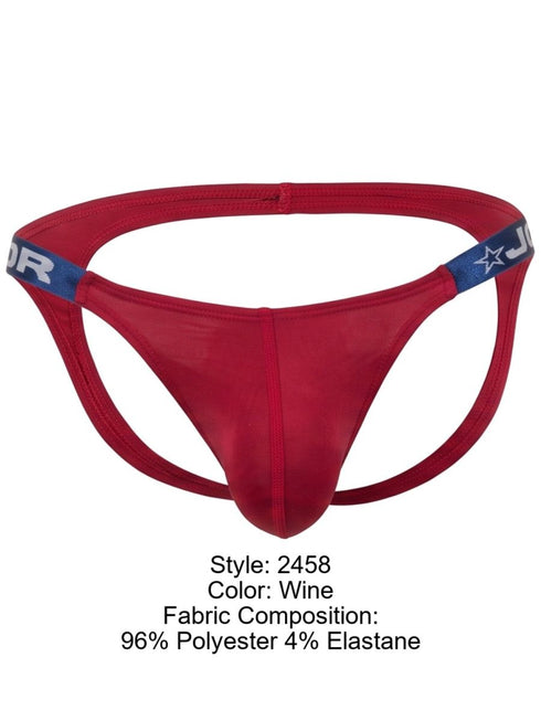 JOR 2458 Men's Underwear Eros Stylish Jockstrap Color Wine